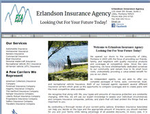 Tablet Screenshot of erlandsoninsurance.com